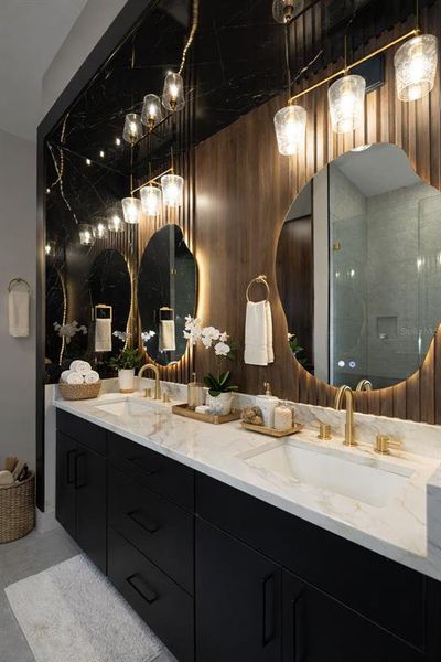 Furnished interior view inside a new home in , Tampa (Image 14).