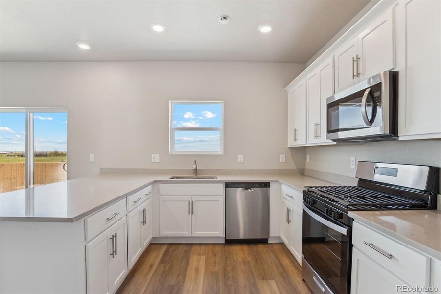 Furnished interior view inside a new home in Bennett Ranch, Bennett (Image 8). Furnished interior view inside a new home in Bennett Ranch, Bennett (Image 8).