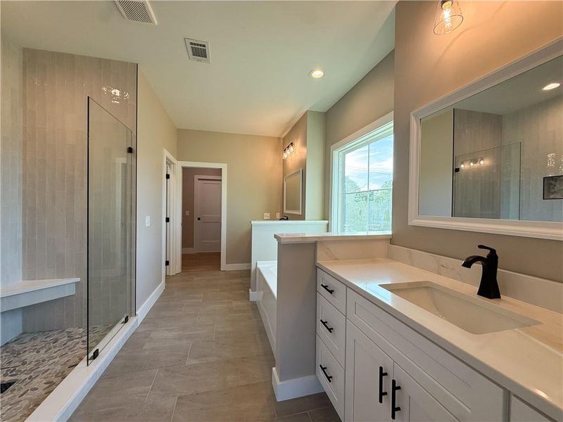 Furnished interior view inside a new home in , Calhoun (Image 11).