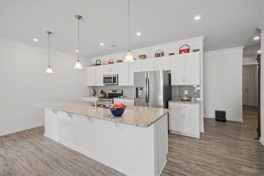 Furnished interior view inside a new home in , Cartersville (Image 36).