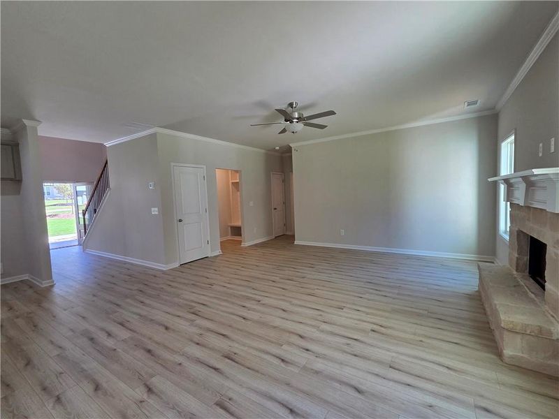 Spacious, unfurnished interior of a new home in River Meadows, Bethlehem (Image 19).
