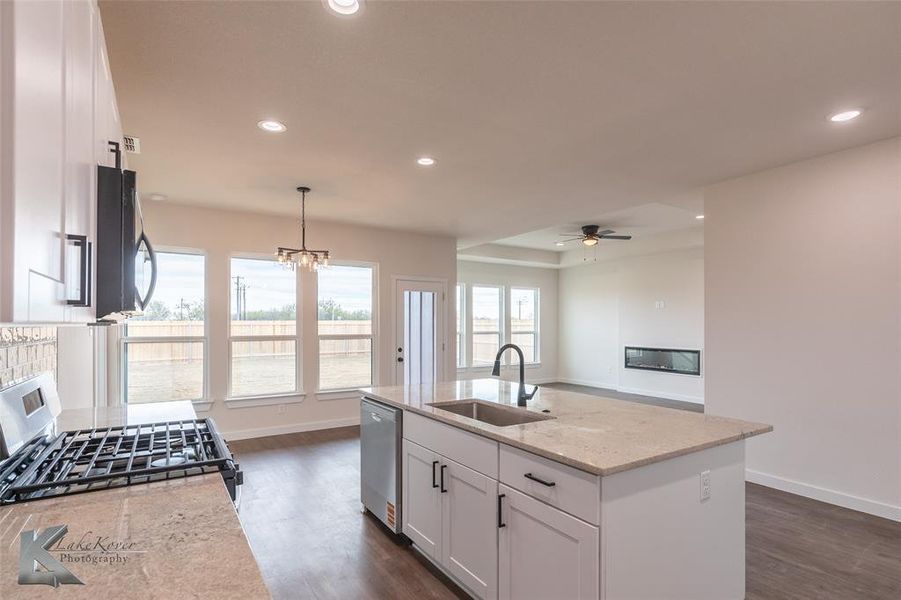 Furnished interior view inside a new home in , Abilene (Image 9). Furnished interior view inside a new home in , Abilene (Image 9).