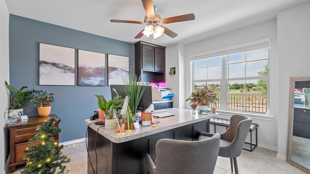 Furnished interior view inside a new home in Townes Landing, Fort Worth (Image 33).