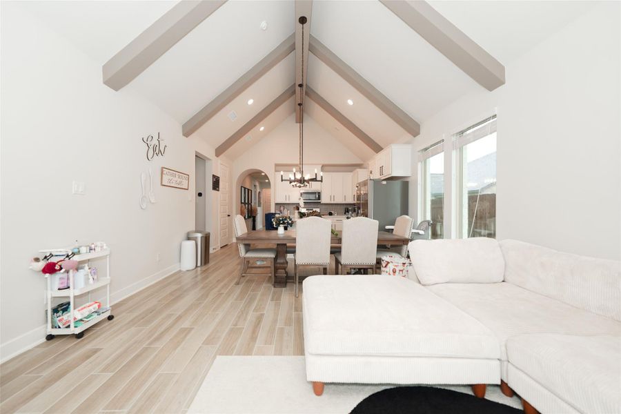 Furnished interior view inside a new home in Elyson, Katy (Image 14).