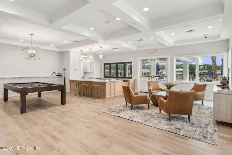Furnished interior view inside a new home in , Yulee (Image 42).