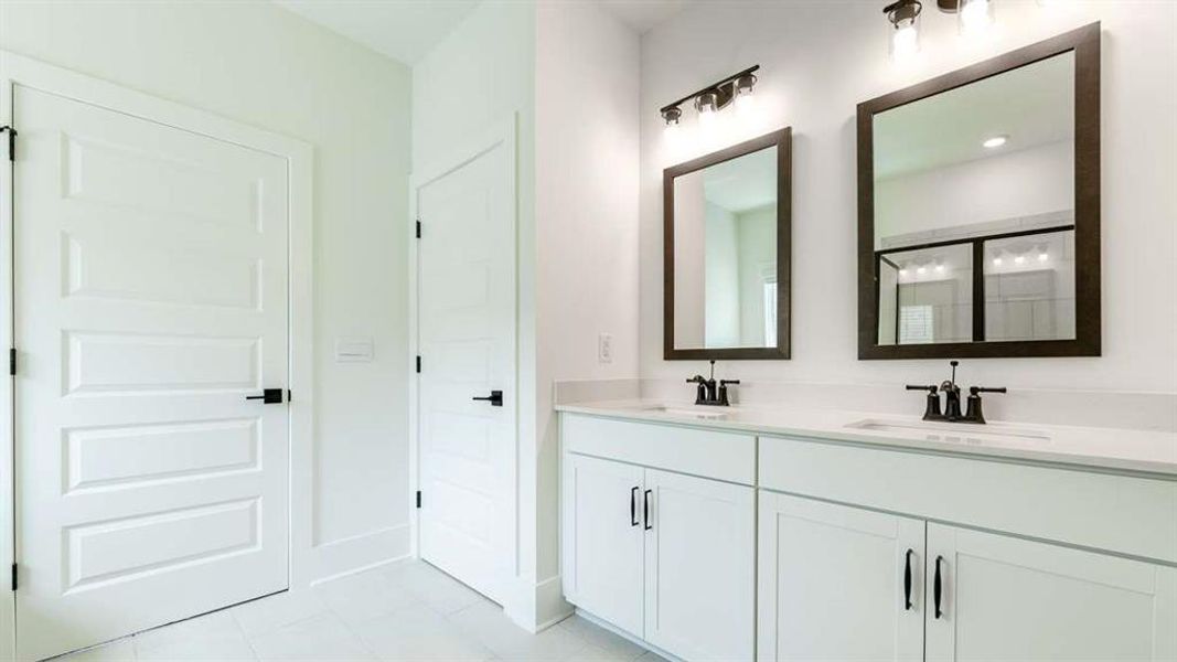 Furnished interior view inside a new home in The Village at Sandy Plains, Marietta (Image 9).