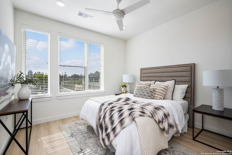 Furnished interior view inside a new home in Grayson House, San Antonio (Image 27).