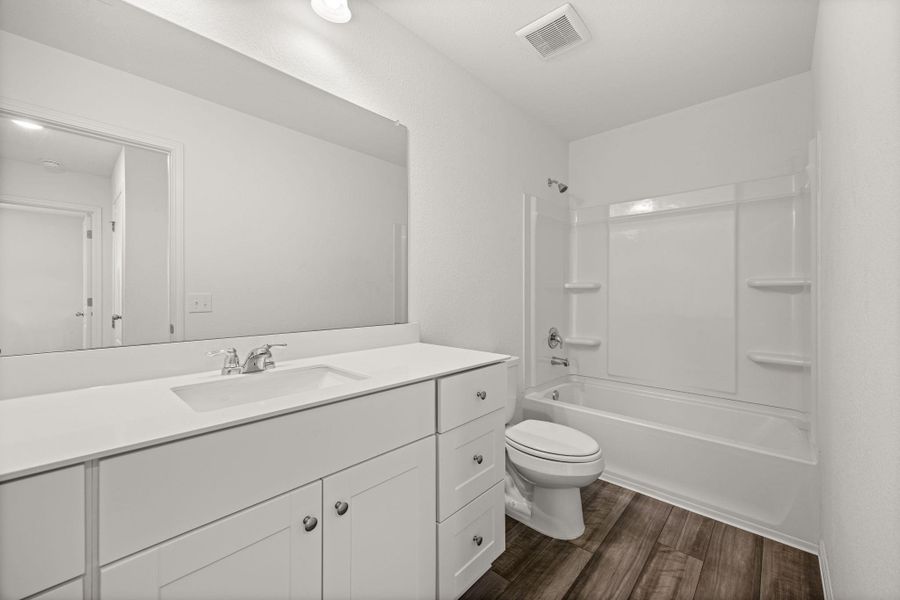 Furnished interior view inside a new home in Cottonwood Farms, Hutto (Image 14).