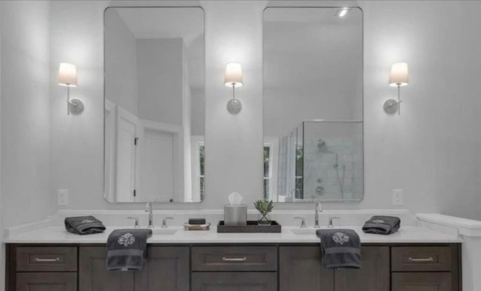Furnished interior view inside a new home in , Atlanta (Image 15).