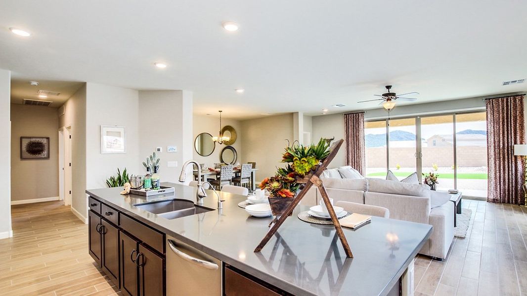 Representative furnished interior of a home built from the Citrine - Plan 5042 by D.R. Horton in Sycamore Vista, Vail (Image 14). Representative furnished interior of a home built from the Citrine - Plan 5042 by D.R. Horton in Sycamore Vista, Vail (Image 14).