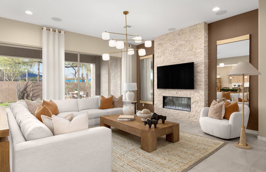 Representative furnished interior of a home built from the Endeavor by Del Webb in Sun City Anthem at Merrill Ranch, Florence (Image 8).