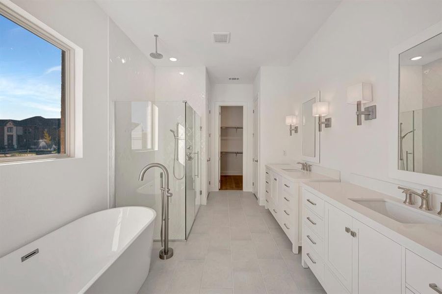 Furnished interior view inside a new home in Sterling Greene, Arlington (Image 16). Furnished interior view inside a new home in Sterling Greene, Arlington (Image 16).