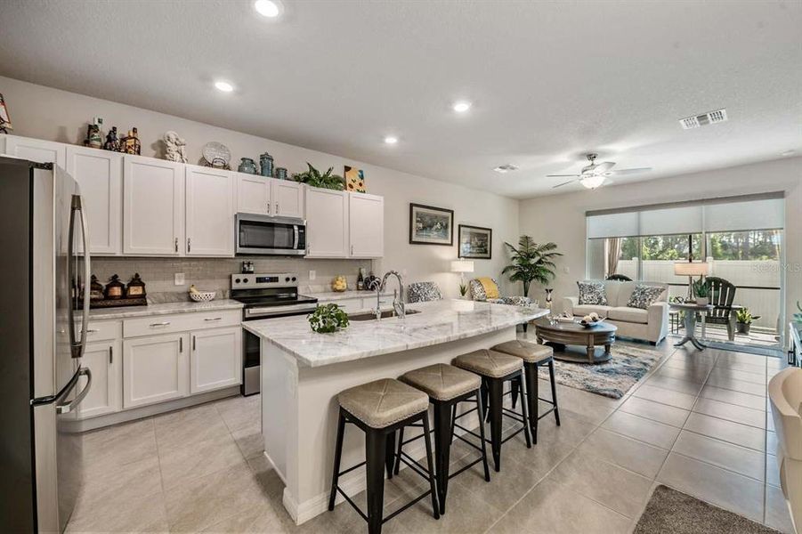 Furnished interior view inside a new home in Azalea Shores, Largo (Image 14).