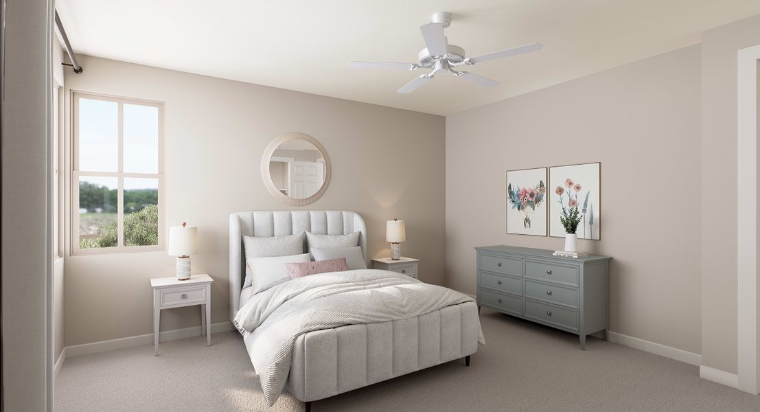 Representative furnished interior of a home built from the Ventana Plan 4507 by Tri Pointe Homes in Waterston Central, Gilbert (Image 26).