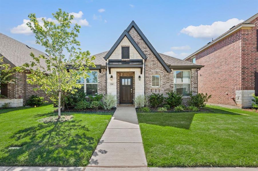 Front exterior of a new home in , Justin, TX, highlighting curb appeal (Image 20).