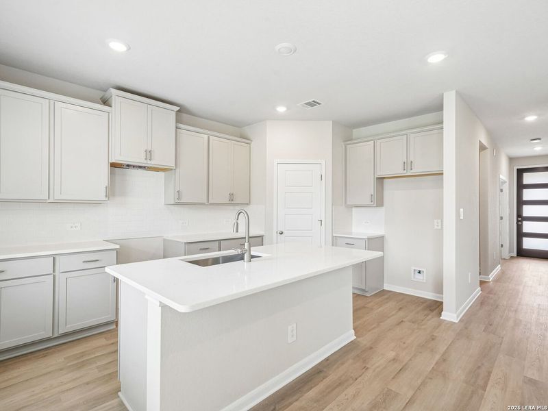 Furnished interior view inside a new home in Remington Ranch, San Antonio (Image 6).