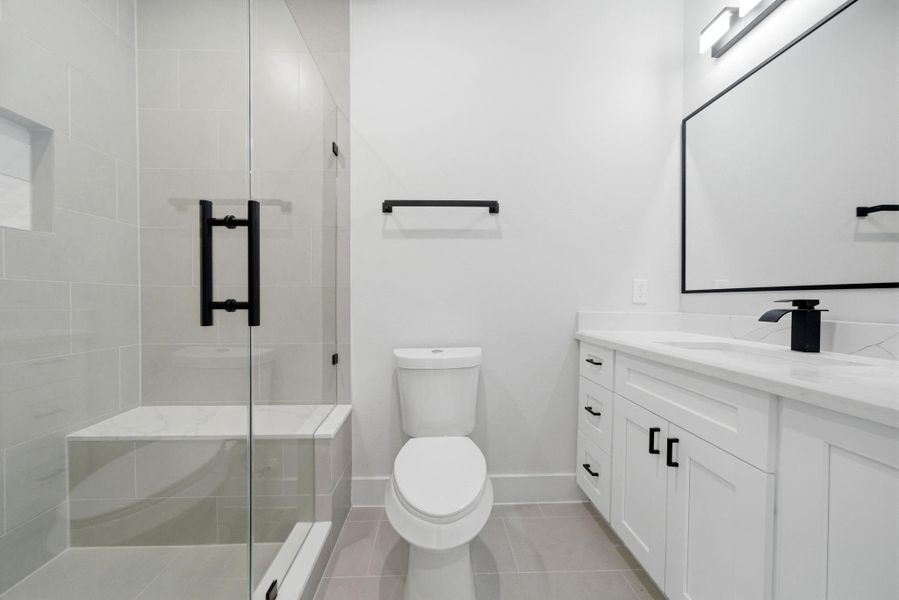 Furnished interior view inside a new home in , Houston (Image 32).