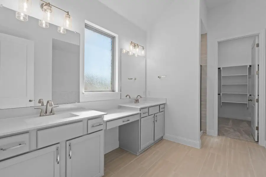Primary Bath retreat with dual vanities Primary Bath retreat with dual vanities