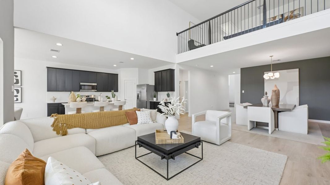 Furnished interior view inside a new home in Evergreen, Rosenberg (Image 7).