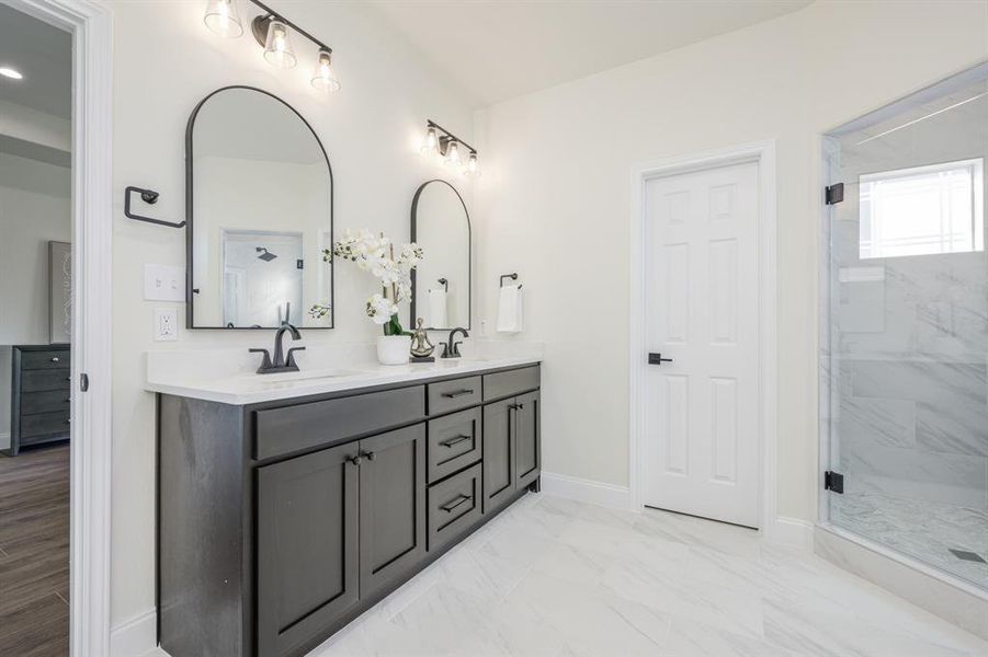 Furnished interior view inside a new home in , Farmersville (Image 12).