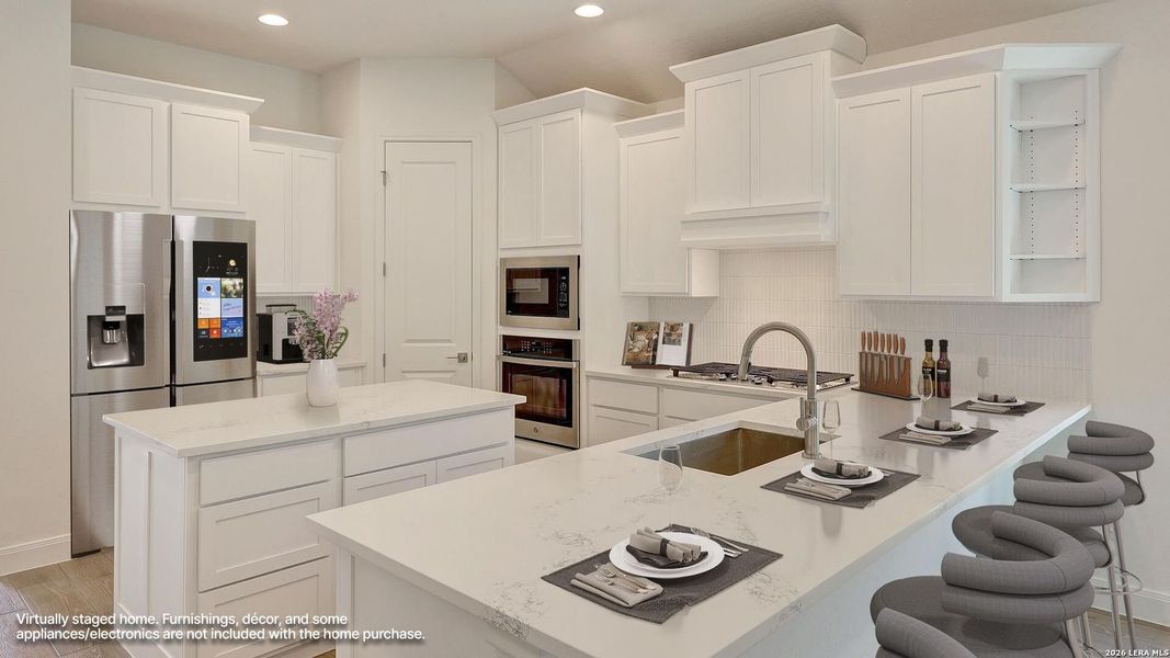 Furnished interior view inside a new home in Kallison Ranch, San Antonio (Image 8).