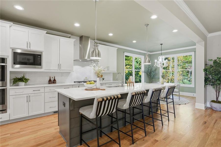 Furnished interior view inside a new home in , Roswell (Image 9).