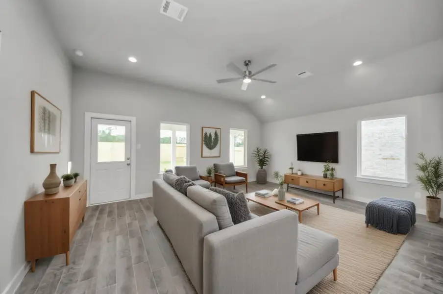 Virtually Staged - Living Room.