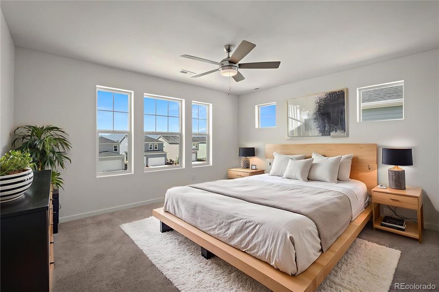 Furnished interior view inside a new home in Revel Crossing at Wolf Ranch – The Ascent Collection, Colorado Springs (Image 5).