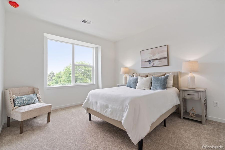 Furnished interior view inside a new home in , Denver (Image 31).