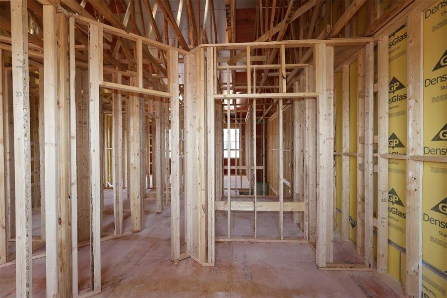 In-progress construction of a new home in Center Lake on the Park, St. Cloud, FL (Image 9).