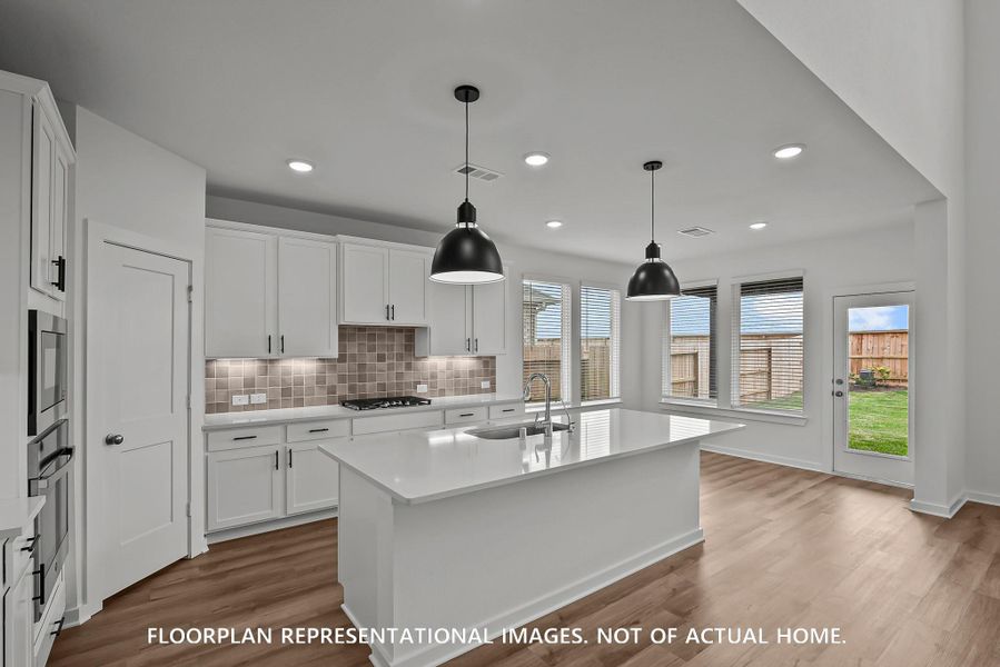 Furnished interior view inside a new home in The Oaks on 6th Street, Magnolia (Image 12).