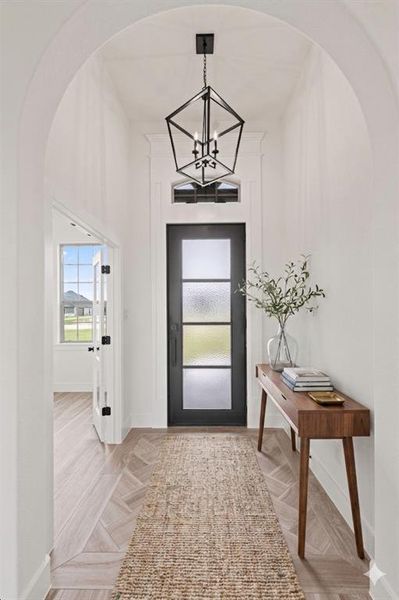 Furnished interior view inside a new home in Prairie Winds Estates, Poolville (Image 6).