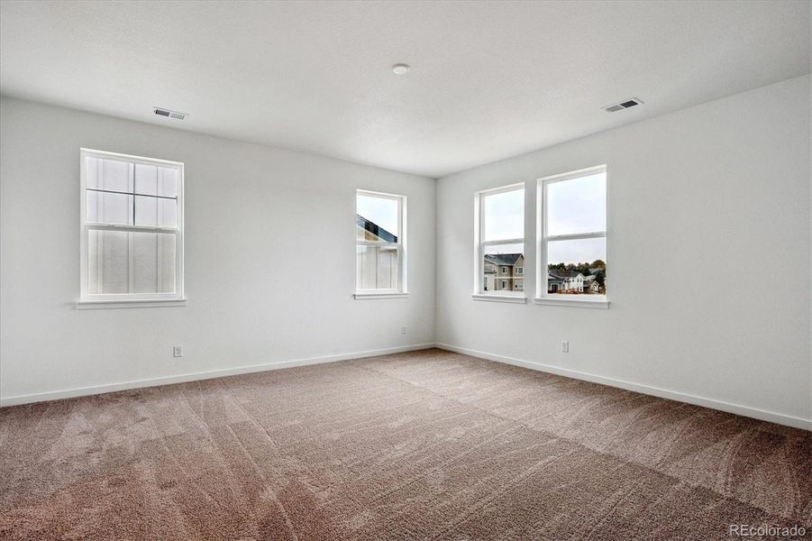 Spacious, unfurnished interior of a new home in Westridge, Highlands Ranch (Image 24). Spacious, unfurnished interior of a new home in Westridge, Highlands Ranch (Image 24).