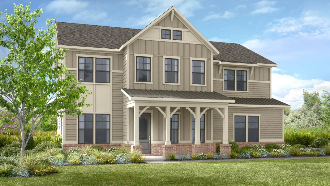 Front exterior of a home in the Wayt Farm community, located in Cumming, GA (Image 16).