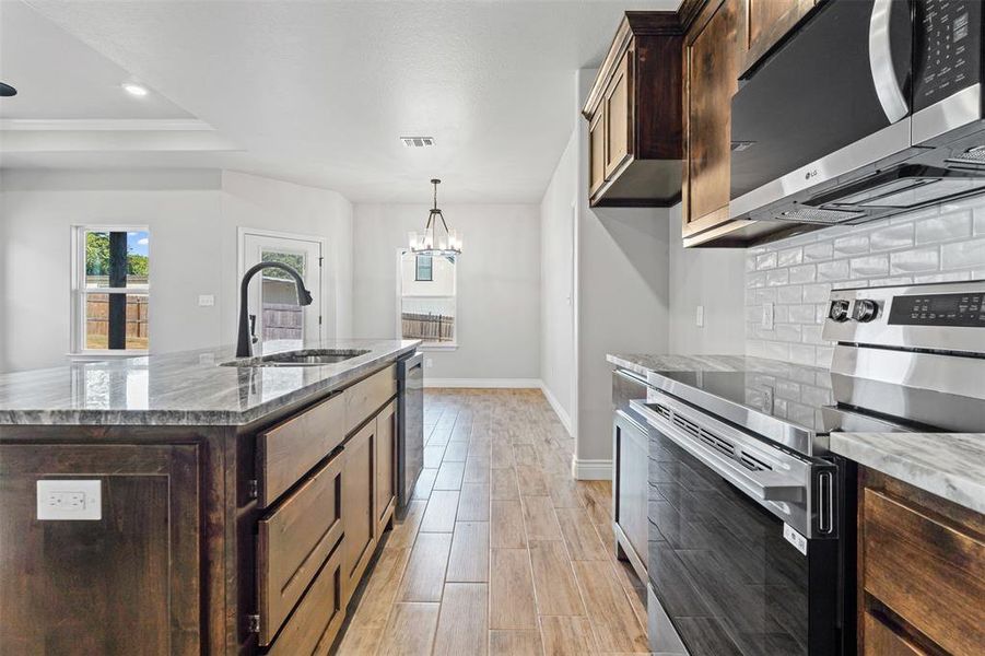 Furnished interior view inside a new home in , Granbury (Image 8).