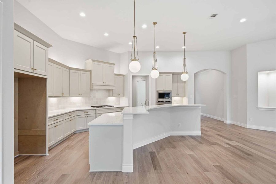 Furnished interior view inside a new home in The Woodlands Hills 65′, Willis (Image 16).