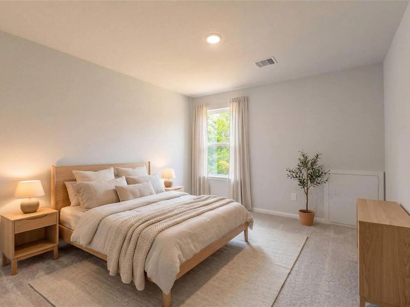 Furnished interior view inside a new home in Caney Creek Place, Conroe (Image 19).