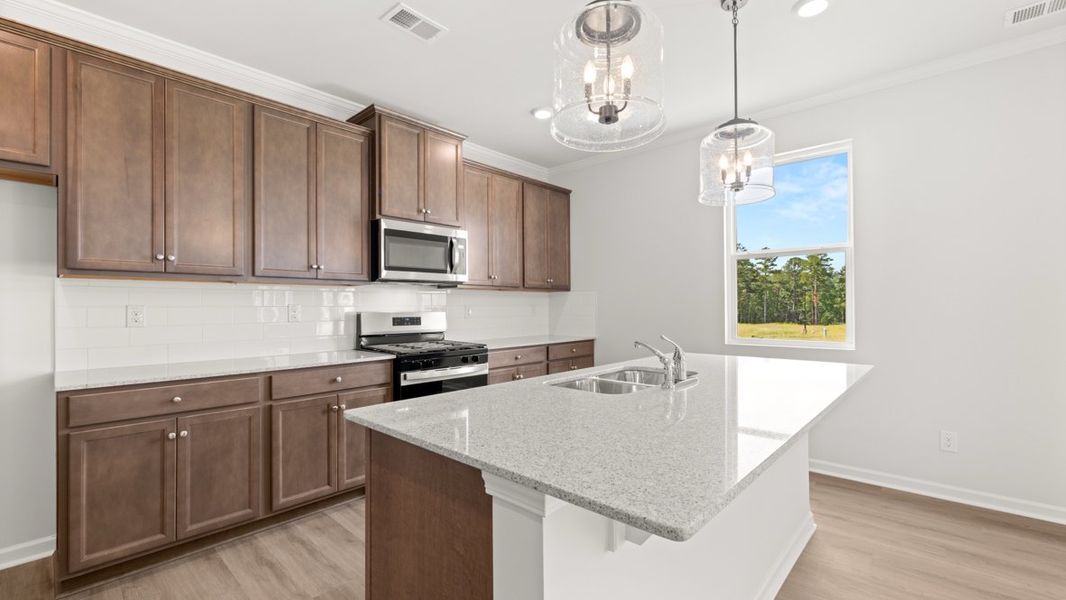 Representative furnished interior of a home built from the Green by D.R. Horton in Fairway 17 at Mirror Lake, Villa Rica (Image 8).