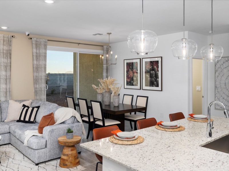 Furnished interior view inside a new home in Allure Vista Estate Series, Buckeye (Image 8).