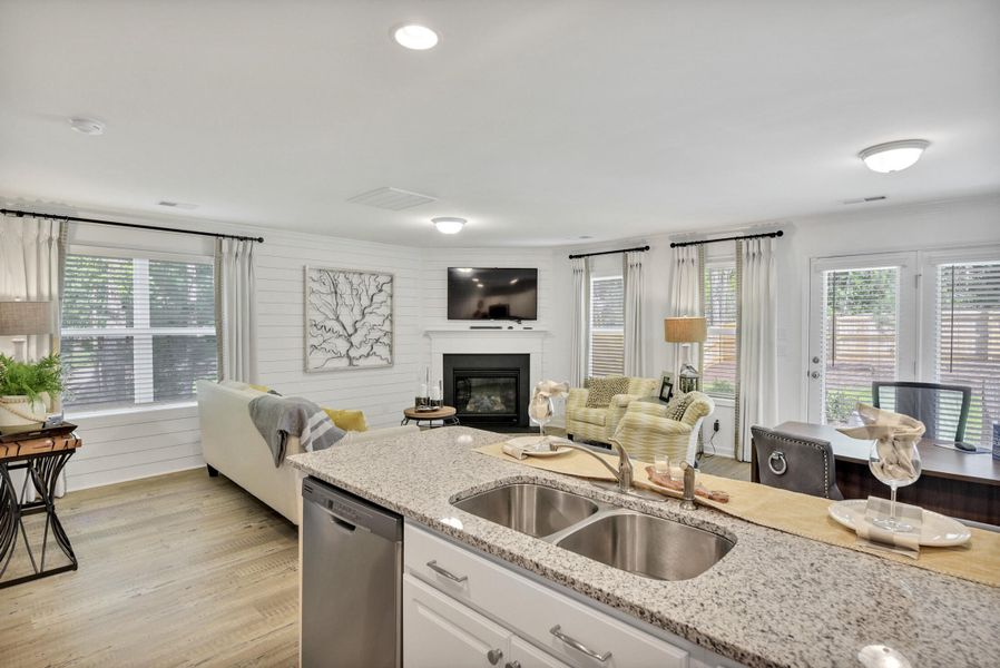 Furnished interior view inside a new home in Central Creek, Goose Creek (Image 7).