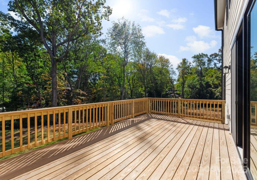 Back Deck off of Living Room