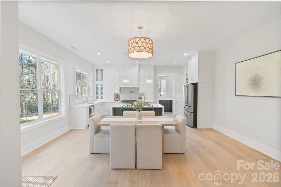 Furnished interior view inside a new home in , Clover (Image 33).