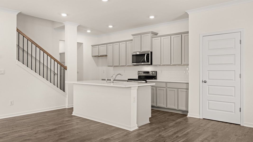 Furnished interior view inside a new home in Independence Villas and Townhomes, Loganville (Image 4).