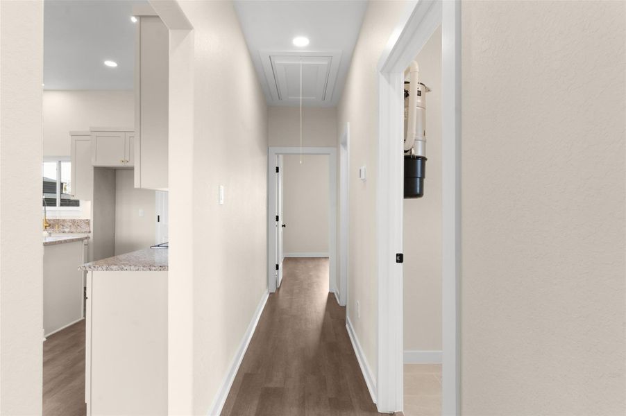 Hallway to Secondary Rooms