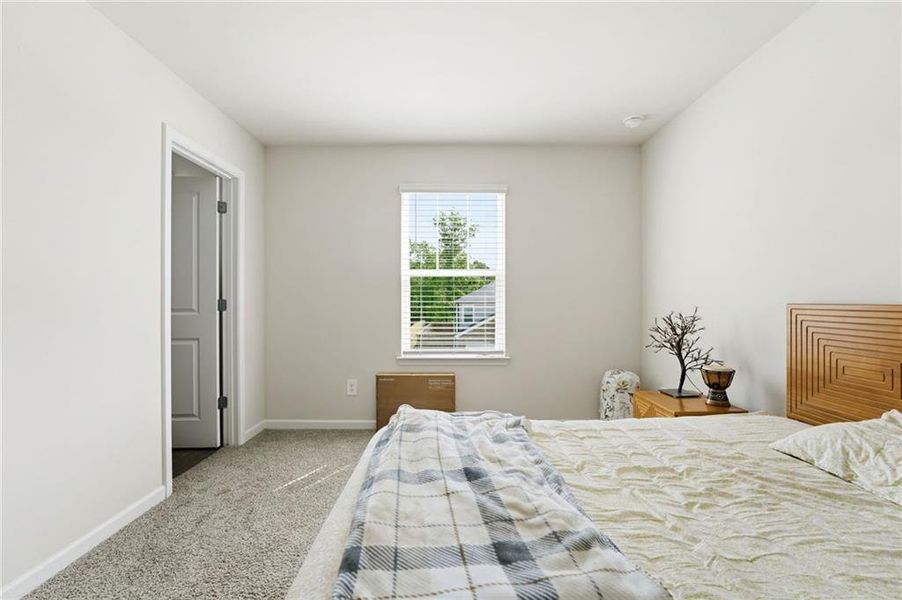 Furnished interior view inside a new home in Vistas at Towne Mill, Canton (Image 53).