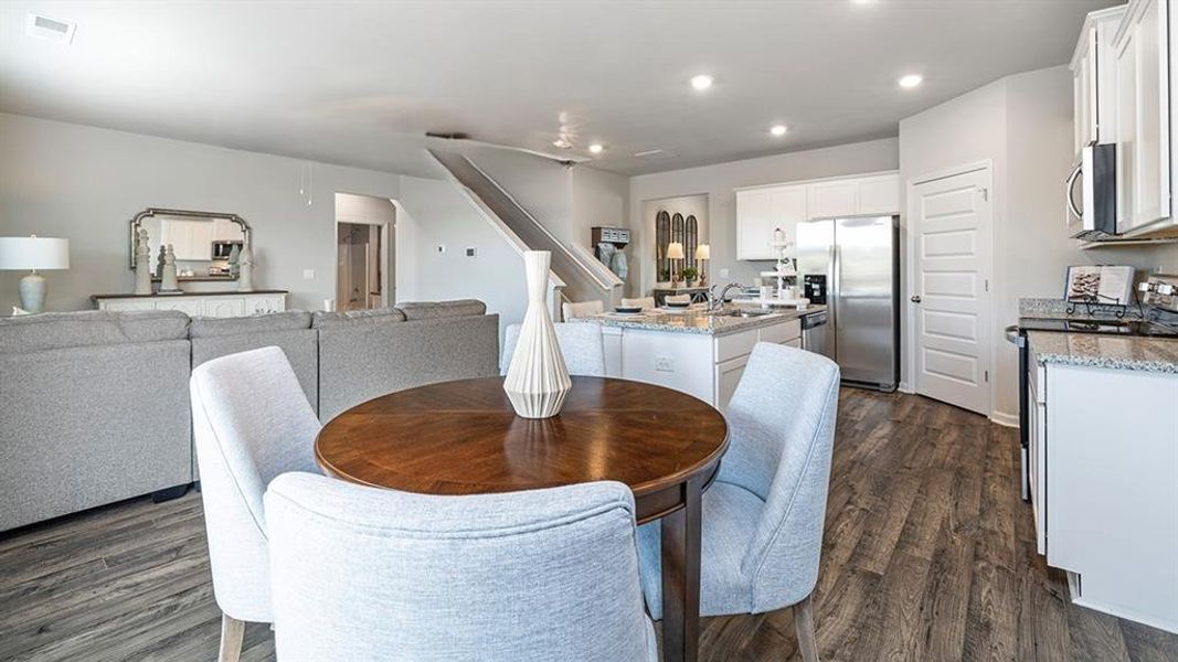 Furnished interior view inside a new home in Preserve at Dove Creek, Statham (Image 5).