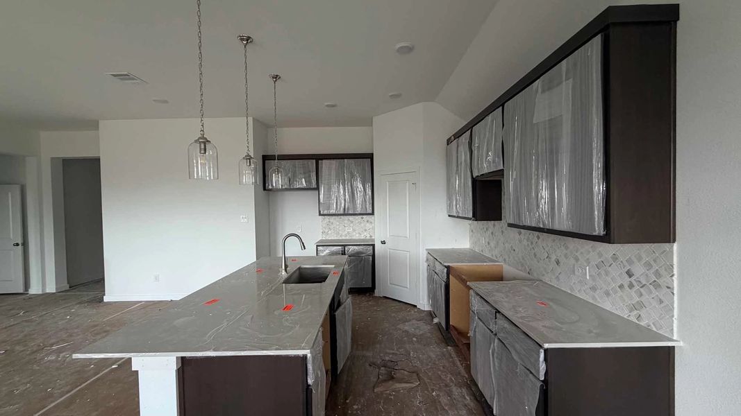 Kitchen Construction Progress featuring the Roosevelt Collection