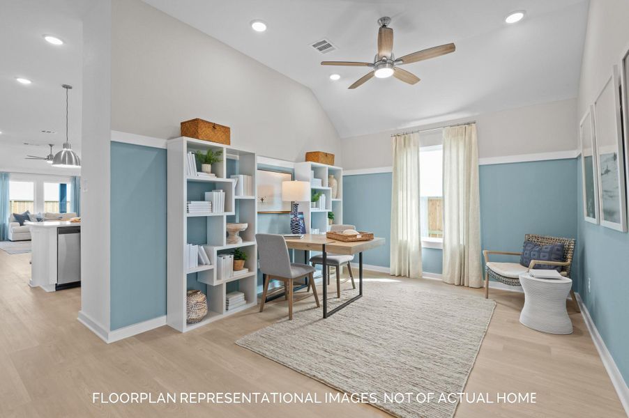 Furnished interior view inside a new home in Moran Ranch, Willis (Image 10).