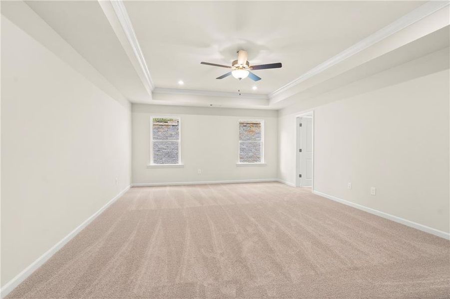 Spacious, unfurnished interior of a new home in The Village at Shallowford, Kennesaw (Image 25).