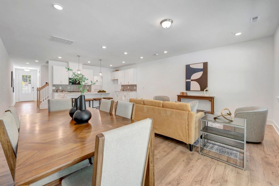 Furnished interior view inside a new home in Ashmore Townes, Garner (Image 6).